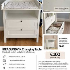 Ikea Sundvik Changing Table
