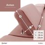 Corner Sofa Bed ANTONIO.BESTSELLER . Perfect design , very comfortable smart fabrics used . FREE delivery Image 10