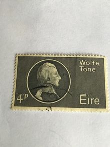 1964 Irish 4p stamp - Wolfe Tone