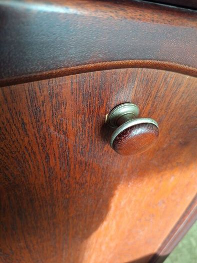 Wooden unit damage to one knob