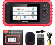 Launch CRP123X Scanner Check Engine Code Reader Support FCA SGW SAS /ABS SRS Engine Transmission/Battery Test/Auto VIN With Carry Bag