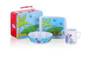 Porcelain Breakfast Set For Kids Crocodile