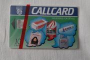 New mint call card unopened