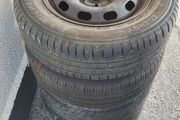 4 x passat golf 15" Steel wheels. Decent tyres