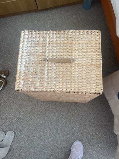 Free wicker laundry basket