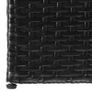 Garden Storage Box Black 150x100x100 cm Poly Rattan Image 2
