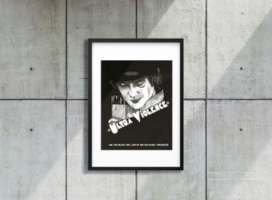 Clockwork Orange Poster and Frame