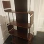 Bentwood Style Walnut Bookcase Image 6