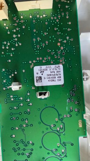 Bosch Serie 6 Washing Machine Front Control Panel & PCB Module (White)