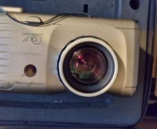 Dell Projector in Lovely Leather Case with Manual + Accessories