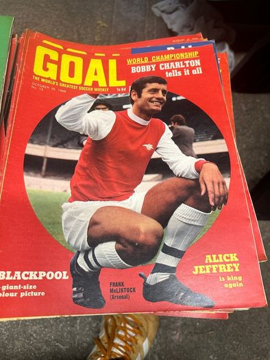 Job lot of approx 150 Goal magazine