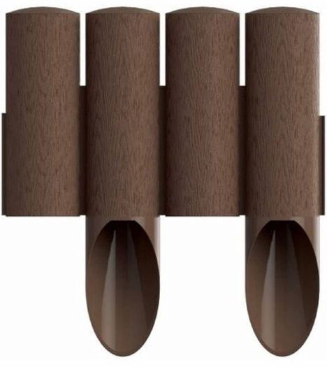 2.3m Very Strong Garden Fence Lawn Edging Boarder Edge Palisade Fencing Plastic