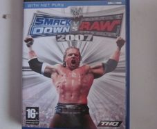 PS2 Smack Down V Raw 2007 Game