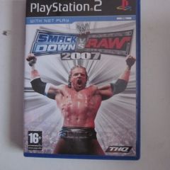 PS2 Smack Down V Raw 2007 Game