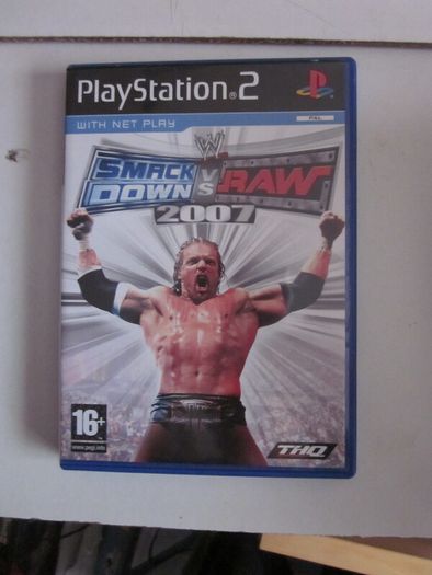 PS2 Smack Down V Raw 2007 Game