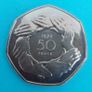 England 1973 Proof Fifty Pence "HANDS"  Coin Image 3