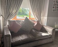 L shape sofa and Large 2 seater