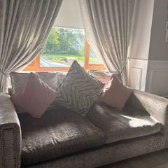 L shape sofa and Large 2 seater
