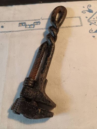 Vintage Hand Forged USSR Pipe Wrench