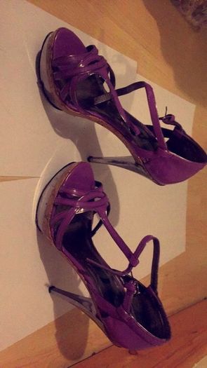 River Island Purple Heels