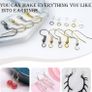NEW SALE | Earring Hooks 1350pcs Jewellery Making Accessories Kit Mixed Colors 18mm Earring Hooks Ear Wires French Wire Hooks and Jump Rings for Earring Making and Repair Image 5