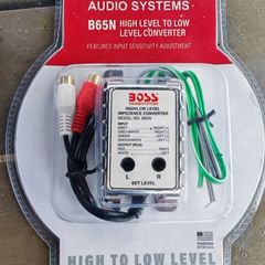 BOSS Audio B65N High to Low Level RCA Converter   Brand New