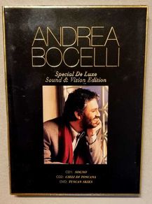 Andrea Bocelli Special De Luxe Sound & Vision Edition CD/DVD Set (2 CD + 1 DVD Discs), as new.