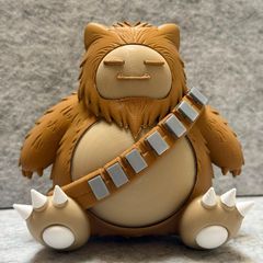 Snorlax + Chewbacca crossover figure