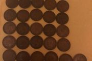 George VI half penny  x 36 Pictures