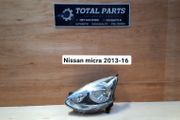 Nissan micra 2013-16 passenger headlight
