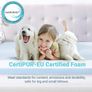 Memory Foam Mattress Topper, Pressure Relief Mattress Topper for Back Pain, Gel Infused Foam (MULTIPLE SIZES, SEE DESCRIPTION) Image 7