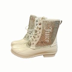 Juicy Couture fleece-lined sparkle Duck Boots