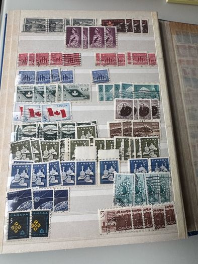 CANADA collection in stamp album