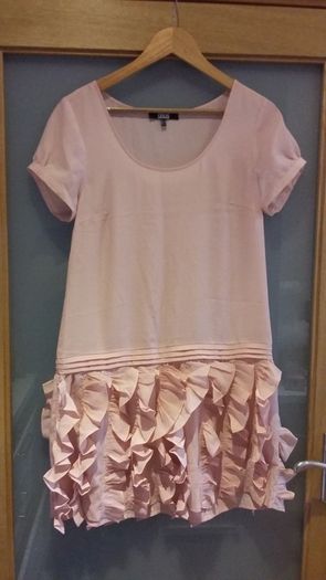 Brand New. Asos Pink Ruffle Dress