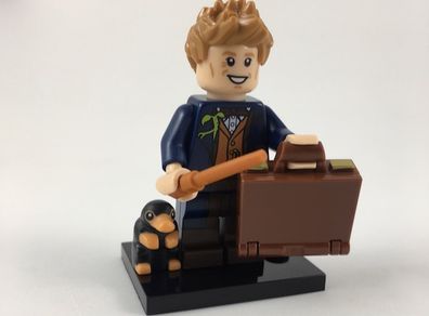 Lego 71022 colhp-17 Newt Scamander, Harry Potter, Series 1 (Complete Set with Stand and Accessories)