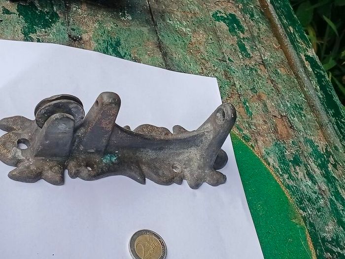 Unusual Brass Pulley