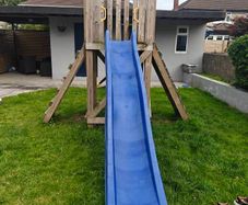 slide and climbing frame