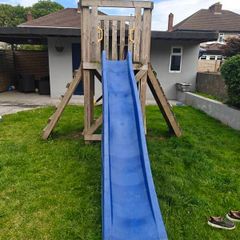 slide and climbing frame
