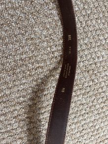 leather belt Vera pelle