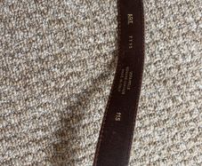 leather belt Vera pelle
