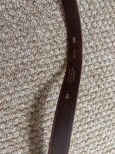 leather belt Vera pelle