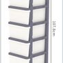 Plastic Frame Storage Drawers Unit Image 2