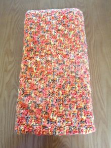 Blanket Hand Crochet Heavy Weight Throw