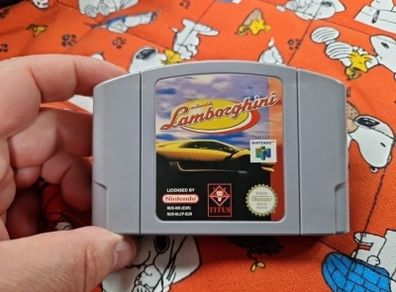 Lamborghini Nintendo 64 N64 Games Original