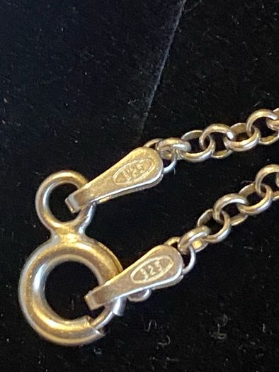 Sterling silver gothic pendant on 925 chain