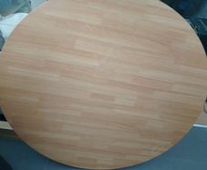 Space saving dining table and chairs