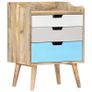 Bedside Cabinet 47x35x63 cm Solid Mango Wood Image 7