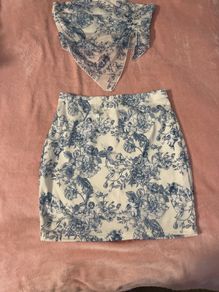 girls skirt and top
