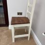 Six Solid Wood Vintage Chairs Image 3