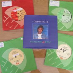 Cliff Richard x5 7inch singles